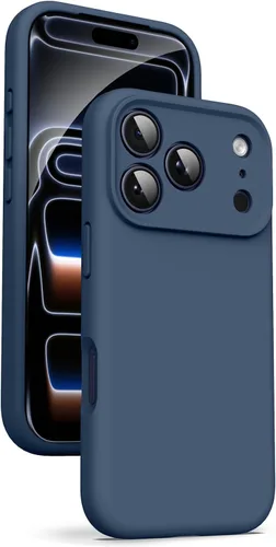 Vista 110 de Supdeal Funda de silicona líquida para iPhone Air - [Protección total para la cámara] [Forro de microfibra suave antiarañazos] Funda de teléfono