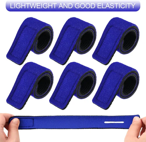 Vista 4 de Sumind 12 correas de caña de pescar, correas elásticas para cañas de pescar, correas elásticas para aparejos, soportes para cables aptos para cañas