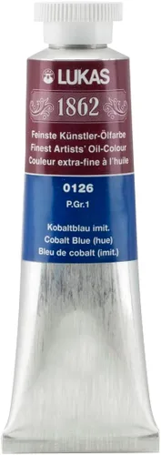 Vista 107 de Lukas 1862 Pintura al Óleo para Artistas Profesionales - Colores Tierra Amarillentos, 37 mL - Juego de 4 - Destacada Resistencia a la Luz, Sin