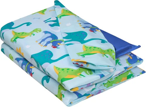 Vista 15 de Wildkin Funda de algodón para siesta para niñas, funda de repuesto suave con solapa cosida, se adapta a alfombrillas de vinilo de 1.5 pulgadas