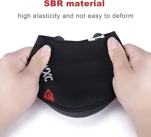 Vista 2 de CXWXC Fundas para dedos de ciclismo para hombres y mujeres, fundas para zapatos de ciclismo, impermeables, transpirables, para ciclismo, clima frío