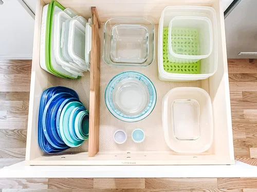Vista 6 de Lipper International. Set de 2 divisores profundos de bambú para cajón de cocina., otro, Marrón, 2