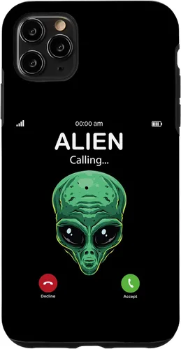 Vista 11 de iPhone 14 Alien Is Calling Funny Alien Humor OVNI Prank Teléfono Call Case