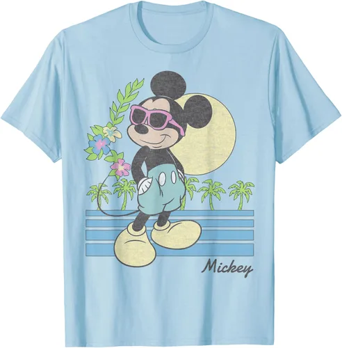 Vista 42 de Disney Mickey and Friends Mickey Retro Beach Camiseta S Gris Oscuro