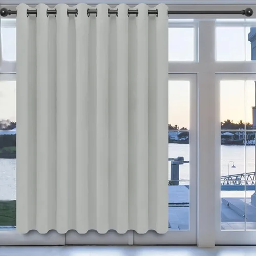 Vista 199 de Easy-Going - Cortinas opacas para dormitorio, aislamiento térmico sólido con ojales, cortinas de ventana para reducción de ruido, cortinas