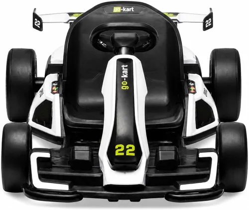 Vista 10 de Litake Go Kart eléctrico para niños de 24 V, batería de 7 Ah para niños de Negro