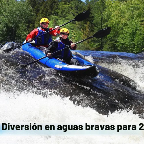 Vista 3 de Sea Eagle 420X Explorer - Kayak inflable - pesca, excursión, camping, exploración y riego blanco, auto-fianza, skeg extraíble, piso de punto de caída