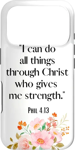 Vista 30 de I Can Do All Things Through Christ Jesus Philippians 4:13 Case for iPhone 17