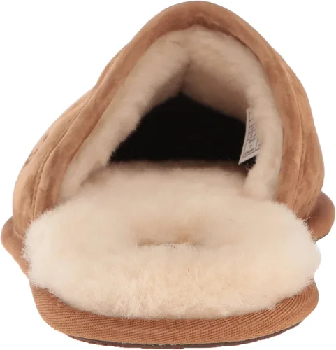 Vista 3 de UGG Pantuflas para hombre, Marrón