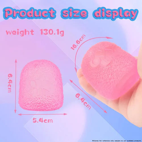 Vista 2 de Juguetes para aliviar el estrés, bolas de alivio del estrés, bolas de estrés para ejercicio, bolas de gel para artritis de manos, dedos