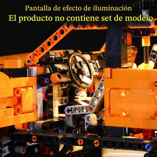 Vista 6 de GEAMENT Kit de luces LED compatible con LEGO Ford F-150 Raptor - Juego de iluminación para modelo de construcción Technic 42126