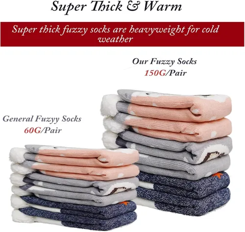 Vista 6 de ZAKASA Calcetines tipo pantufla para mujer, suaves y cómodos, con forro polar para mujeres y niñas