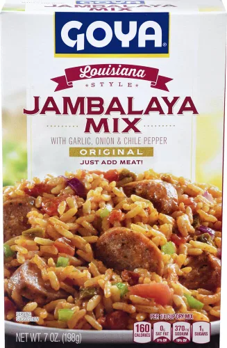 Vista 3 de Goya Foods Louisiana Style Jambalaya Rice Mix, 7 onzas (paquete de 12)