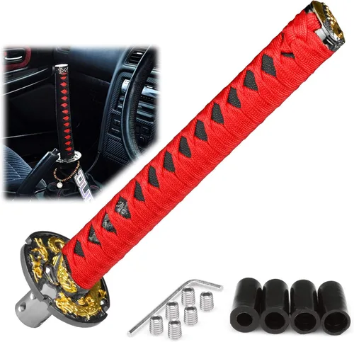 Vista 12 de EZAUTOWRAP Espada Samurai 5.9 pulgadas., 10cm, Negro Blanco