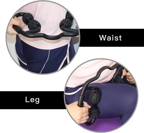 Vista 6 de Herramienta de masaje para celulitis, rodillo muscular, masajeador de fascia profunda y removedor de piel con hoyuelos para piernas, muslos