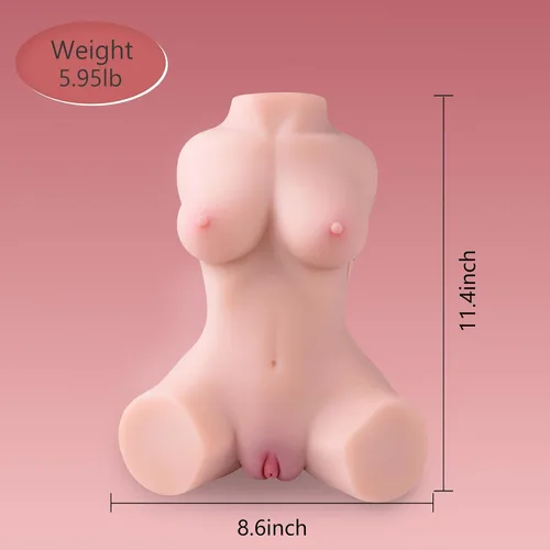 Vista 3 de Juguetes sexuales de 7 libras para hombres, masturbador masculino vibrador, muñeca sexual con 7 modos, coño automático de bolsillo para hombres
