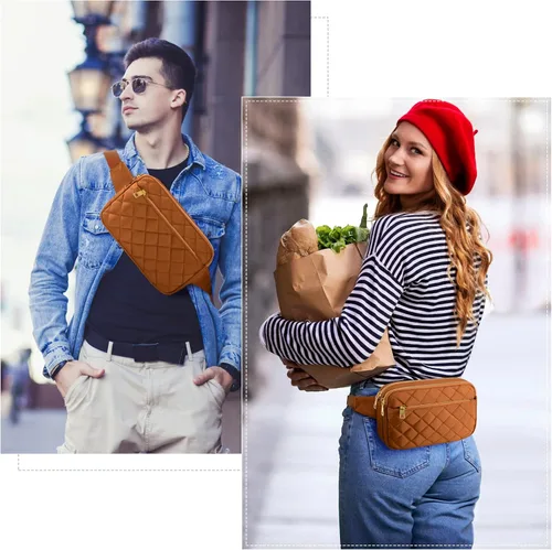 Vista 2 de CXWMZY Riñoneras para mujeres y hombres, niñas, niños, adolescentes, riñonera, linda, riñonera, casual, con múltiples bolsillos, cinturones