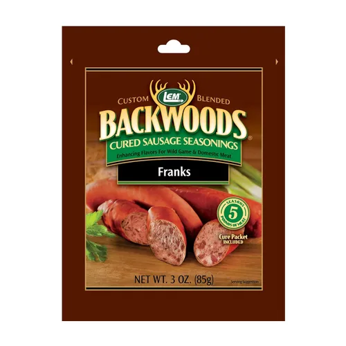 Vista 9 de LEM Products Backwoods Bratwurst – Salchicha curada con condimento, ideal para caza silvestre y carne doméstica, sazona hasta 25 libras de carne