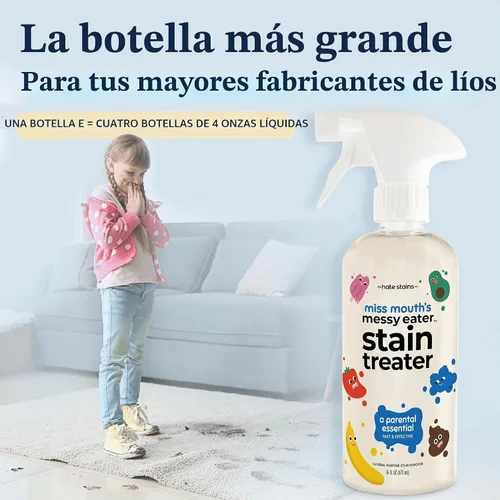 Vista 3 de Miss Mouth's Messy Eater - Tratamiento de manchas - Spray de 16 oz y bolsa de repuesto de 16 oz