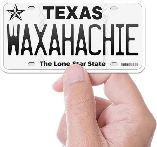Vista 51 de Calcomanía para placa de matrícula de Texas, elige entre más de 50 ciudades de TX, calcomanía para parachoques de Texas para automóvil, calcomanías