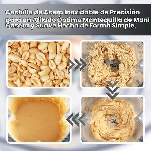 Vista 6 de iCucina Licuadora de 1500 W para cocina con programas de mezcla preestablecidos, licuadora de grado profesional resistente de 64 onzas para batidos