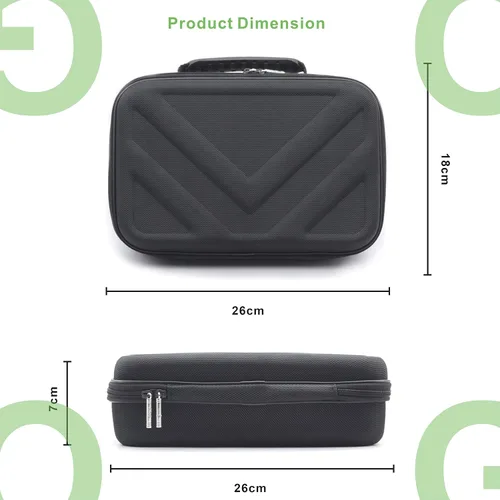 Vista 2 de Funda para Hypervolt GO 2/Hypervolt GO, funda de transporte impermeable resistente a los golpes para Hyperice Hypervolt GO and Go 2 dispositivo