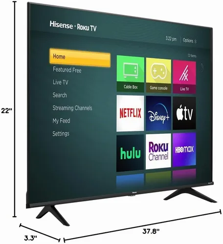 Vista 9 de Hisense - Televisión Smart 4K ULED con Roku y compatibilidad con Alexa