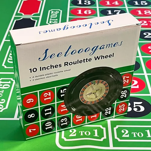Vista 5 de SEETOOOGAMES Rueda de ruleta de 10 pulgadas