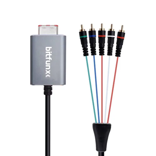 Vista 6 de Kacenray Cable de componentes para Gamecube Running GCVideo Lite Software Component Video 5RCA YPbPr Cable para NGC Nintendo Gamecube con salida AV