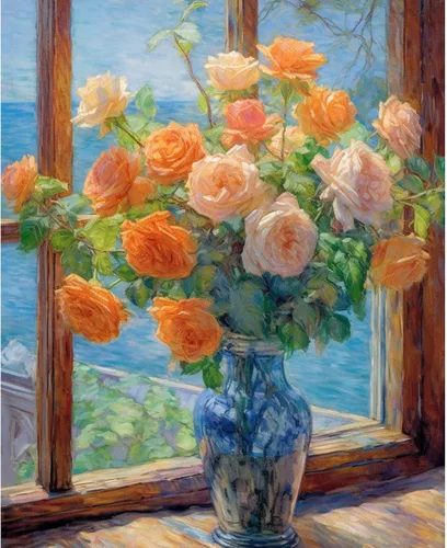Vista 25 de Tucocoo Pintura de girasoles para ventana por números para adultos, kits de pintura al óleo digital sobre lienzo con pinceles y pigmento acrílico