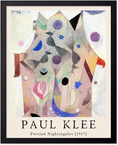 Vista 96 de Poster Master Póster vintage de Paul Klee – Impresión retro de cómicos – Arte de dibujo – Arte abstracto – Regalo para hombres y mujeres – Estilo-09