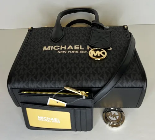 Vista 4 de Michael Kors Mirella - Bolsa pequeña con cierre para bolsa de monedero SM TZ