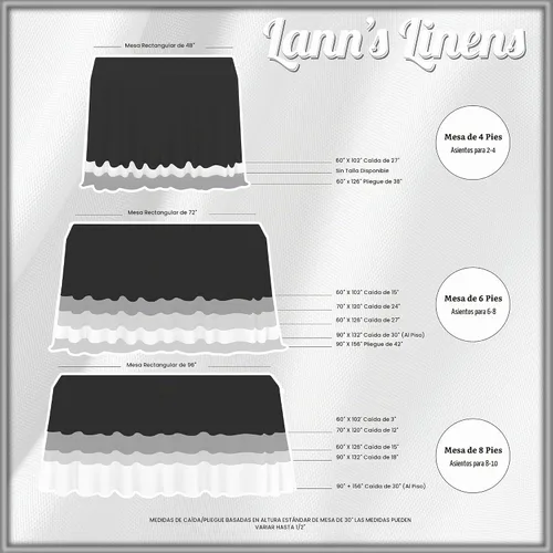 Vista 3 de Lann's Linens - Mantel rectangular de tela de poliéster de primera calidad para bodas, banquetes y restaurantes Marfil