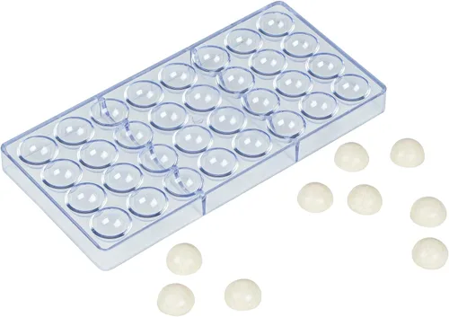 Vista 49 de Restaurantware Pastry Tek Molde para Barra de Chocolate de 10.8 x 5.3 Pulgadas 1 Molde de Chocolate Apto para Lavavajillas - 4 Cavidades Molde