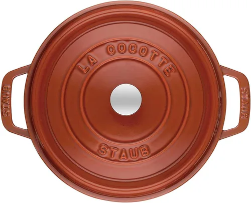 Vista 3 de Staub olla de hierro cocotte redonda de 6-1/4 cuartos de galón
