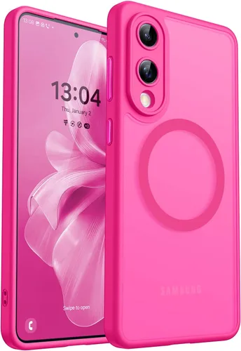 Vista 27 de CANSHN Funda diseñada para Samsung Galaxy A16-5G [protección completa de la cámara] [compatible con Magsafe] funda protectora trasera translúcida