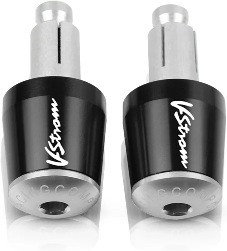 Vista 6 de Motorcycle Motorcycle 7/8" 22MM Handlebar Hand Grips Handle Bar End Cap for Suzuki V-Strom 650/XT 1000/XT 1050XT VStrom DL650 DL1000 DL250 Handle