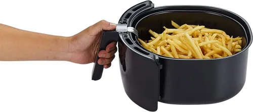 Vista 5 de GoWISE USA - Freidora de aire digital 8 en 1 de 1700 vatios 5.8 cuartos de galón con libro de recetas, color negro