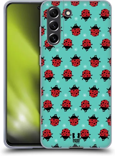 Vista 9 de Head Case Designs Big Bee Bugged Life Gel Case [Military Grade Protection] Compatible with Samsung Galaxy S21 FE 5G and Compatible with MagSafe