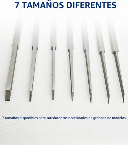 Vista 4 de Gundam Model Scriber Cincel de acero de tungsteno para modelos de resina de línea de paneles