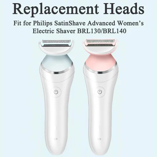 Vista 2 de BRL140 - Cabezal de repuesto compatible con Philips SatinShave Advanced BRL140 BRL130 - Cabezal de repuesto para afeitado húmedo y seco, hoja