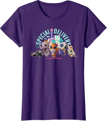 Vista 10 de Disney Camiseta de entrega especial Junior T.O.T.S, Negro, S