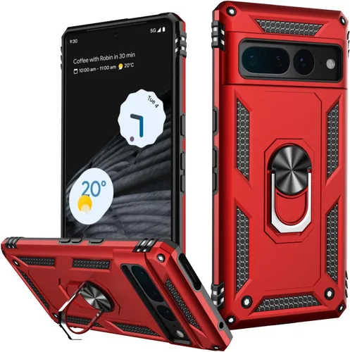 Vista 74 de LUMARKE para Google Pixel 3A XL - Funda con protector de pantalla, funda protectora grado militar probada contra caídas de 16 pies con soporte