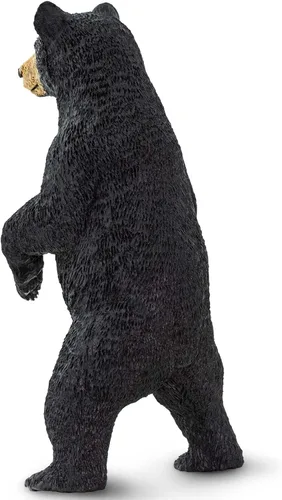 Vista 6 de Safari Ltd. Figura de oso negro de pie, figura realista de 4 pulgadas, juguete educativo para niños, niñas y niños a partir de 3 años