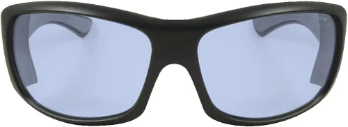 Vista 2 de BOMBER Butter Bomb BT107 - Lentes de seguridad, lentes azul claro con marco negro mate para hombres, anteojos de seguridad no polarizados, ajuste