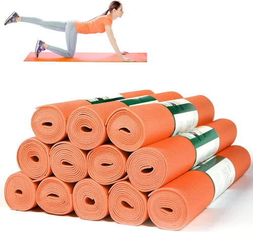 Vista 7 de Amylove 12 alfombrillas de yoga a granel de 68 x 24 x 0.12 pulgadas, antideslizantes, para mujeres y hombres, entrenamiento en casa, gimnasio, yoga
