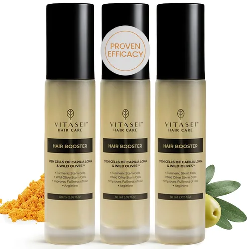 Vista 8 de Vitasei Hair Booster - Suero revitalizante para el cabello con capilia longa, células madre de oliva silvestre y arginina, tónico capilar