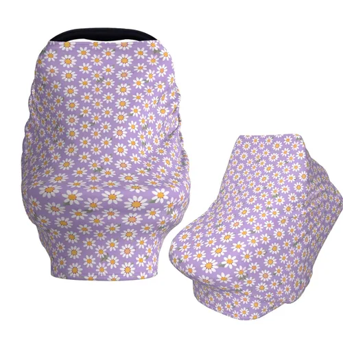 Vista 11 de Bats Star Moon - Fundas de asiento de automóvil para bebé, cubierta suave para cochecito de bebé, fundas de lactancia materna para niñas y niños
