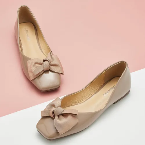 Vista 2 de C.Paravano Zapatos planos de mujer I Zapatos de punta cuadrada para mujer I Zapatos planos I Zapatos planos para mujer I Zapatos planos para mujer I