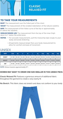 Vista 7 de Landau Unisex-Adult Landau Essentials Unisex Relaxed Fit 1-Pocket Drawstring Scrub Pants 7602